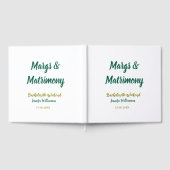 Margs und Ehe Name Datum Junggesellinnenabschied Gästebuch (Voll)