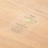 Margs und Matrimons Modernes Brautparty Acryleinladungen (Ablage )