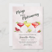 Margs vor den Eheschließungen Brautparty Einladung (Vorderseite)