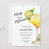 Margs vor den Eheschließungen Brautparty Einladung (Vorderseite)