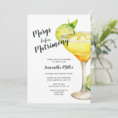 Margs vor den Eheschließungen Brautparty Einladung (Stehend Vorderseite)