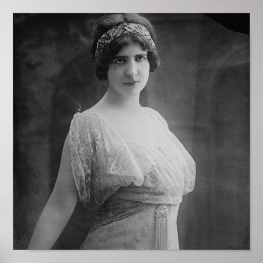 Marguerite Beriza Portrait Poster (Vorne)