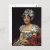 Marguerite Charlotte David Postkarte (Vorne/Hinten)