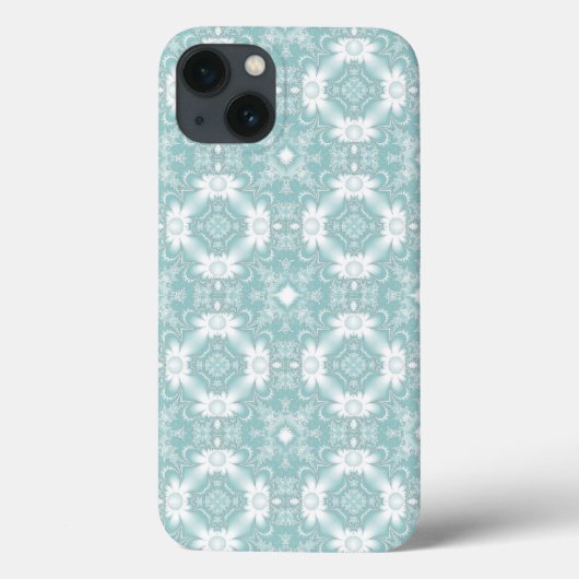 Marguerite, Daisies-Blume in Eisblau Case-Mate iPhone Hülle (Rückseite)