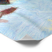 Marguerite Daisy mit Flügelinsekten Blumenart Poster (Ecke)