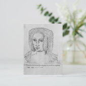 Marguerite de Brabant Postkarte (Stehend Vorderseite)