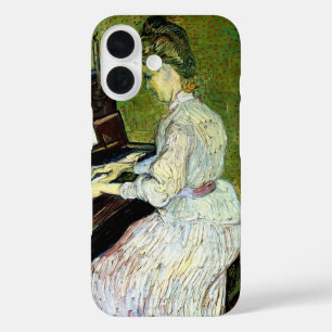 Marguerite Gachet am Klavier von Vincent van Gogh iPhone 16 Hülle