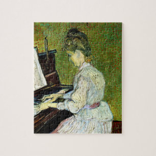 Marguerite Gachet am Klavier von Vincent van Gogh Puzzle