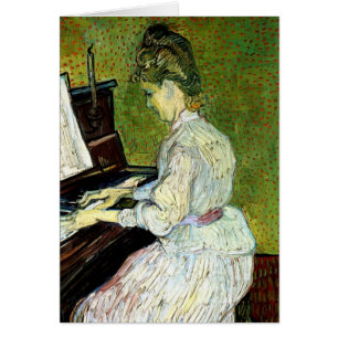 Marguerite Gachet am Piano von Vincent van Gogh