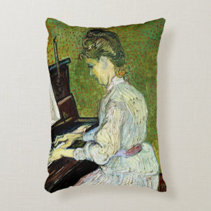 Marguerite Gachet am Piano von Vincent van Gogh Dekokissen