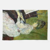 Marguerite Gachet am Piano von Vincent van Gogh Geschirrtuch (Horizontal)