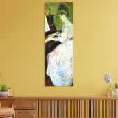 Marguerite Gachet am Piano von Vincent van Gogh Leinwanddruck (Insitu (Wohnzimmer))