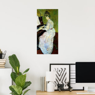 Marguerite Gachet am Piano von Vincent van Gogh Poster