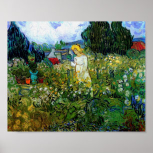 Marguerite Gachet im Garten Van Gogh Kunstvoll wan Poster