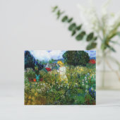 Marguerite Gachet im Garten Van Gogh Kunstvoll wan Postkarte (Stehend Vorderseite)