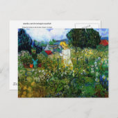 Marguerite Gachet im Garten Van Gogh Kunstvoll wan Postkarte (Vorne/Hinten)