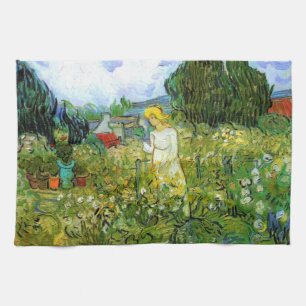 Marguerite Gachet im Garten von Vincent van Gogh Geschirrtuch