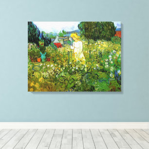 Marguerite Gachet im Garten von Vincent van Gogh Leinwanddruck
