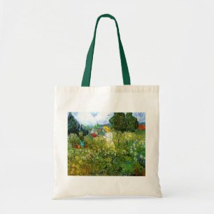Marguerite Gachet im Garten von Vincent van Gogh Tragetasche