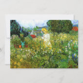 Marguerite Gachet in Garden von Vincent van Gogh (Vorderseite)