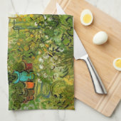 Marguerite Gachet in Garden von Vincent van Gogh Geschirrtuch (Viertel Falte)