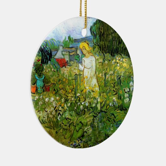 Marguerite Gachet in Garden von Vincent van Gogh Keramik Ornament (Rechts)