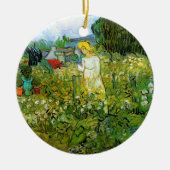 Marguerite Gachet in Garden von Vincent van Gogh Keramik Ornament (Vorne)