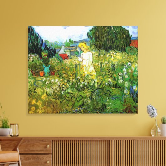 Marguerite Gachet in Garden von Vincent van Gogh Leinwanddruck (Insitu (Wohnzimmer))