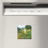 Marguerite Gachet in Garden von Vincent van Gogh Magnet (In Situ (Geschirrspüler))