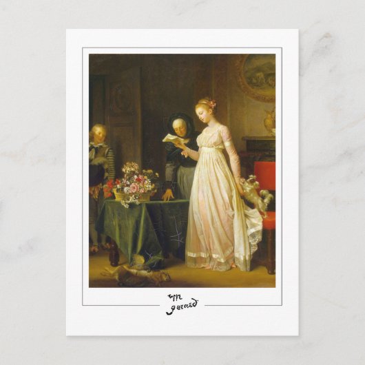 Marguerite Gérard #1 - Fine Art Postcard Postkarte (Vorderseite)