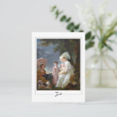 Marguerite Gérard #3 - Fine Art Postcard Postkarte (Stehend Vorderseite)