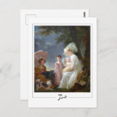 Marguerite Gérard #3 - Fine Art Postcard Postkarte (Vorne/Hinten)