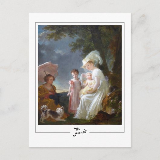 Marguerite Gérard #3 - Fine Art Postcard Postkarte (Vorderseite)