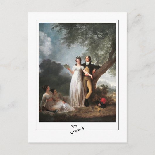 Marguerite Gérard #6 - Fine Art Postcard Postkarte (Vorderseite)