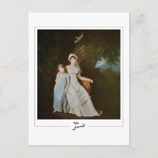 Marguerite Gérard #8 - Fine Art Postcard Postkarte (Vorderseite)