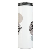 Marhaba Welcome Arabic Calligraphy Wall Art  Thermosbecher (Rückseite)