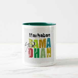 Marhaban ya Ramadhan Zweifarbige Tasse