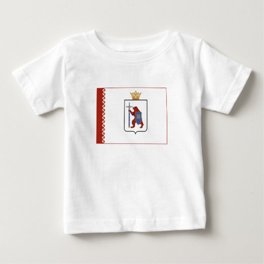 Mari El Flag Baby T-shirt (Vorderseite)