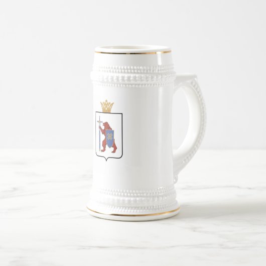 Mari El Flag Bierglas (VorderseiteRechts)