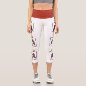 Mari El Flag Capri Leggings (Vorderseite)