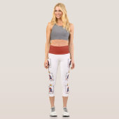 Mari El Flag Capri Leggings (Vorderseite)