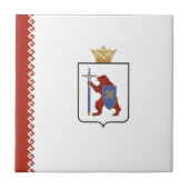 Mari El Flag Fliese (Vorderseite)