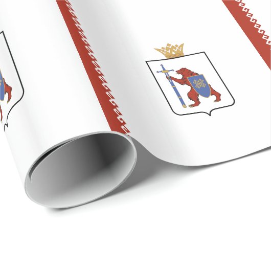 Mari El Flag Geschenkpapier (Rolleneckpunkt)