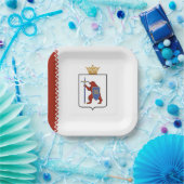 Mari El Flag Pappteller (Party)