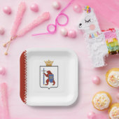 Mari El Flag Pappteller (Party)