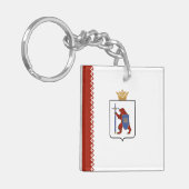 Mari El Flag Schlüsselanhänger (Vorderseite links)