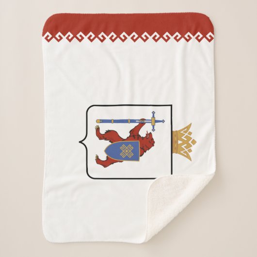 Mari El Flag Sherpadecke (Vorderseite)