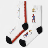 Mari El Flag Socken (Linkes Detail)