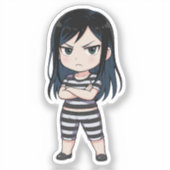 Mari Kurihara Chibi Dom Look Aufkleber (Vorderseite)