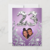 Mari legen Karten-Nr. 23 ver Einladung (Rückseite)